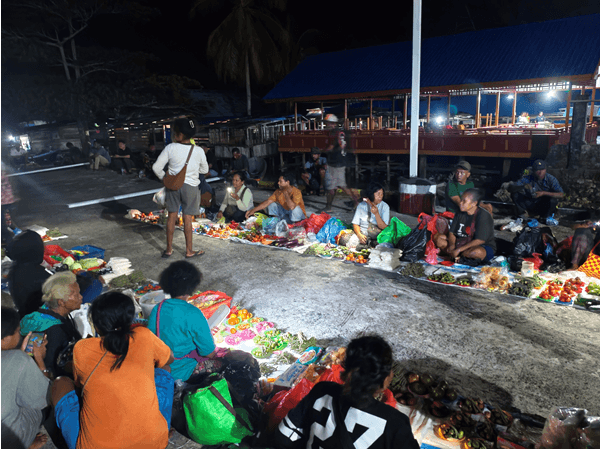 Kerja-kerja performatif di Pelabihan Teba, 28 April 2026 (Foto: Johsua Manez)
